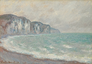 Falaise de Pourville [Cliffs of Pourville] [1896] by Claude Monet [1840–1926]